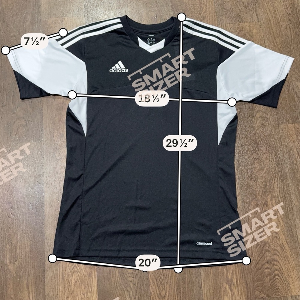Adidas Tiro 13 soccer training jersey Black White Size Youth XL NEW - Picture 3 of 8